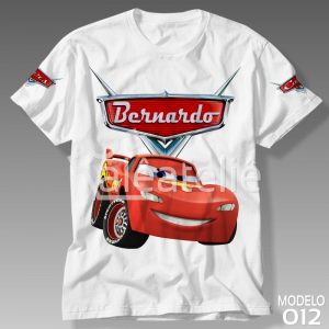 Camiseta Carros Disney Relâmpago Mcqueen