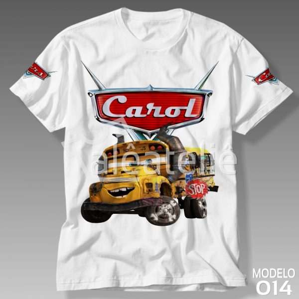Camiseta Carros Disney Maria Busão