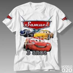 Camiseta Carros Disney 020