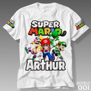 Camiseta Super Mario Bros 001