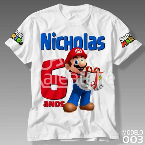 Camiseta Super Mario Bros Aniversario
