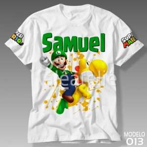 Camiseta Luigi Personalizada