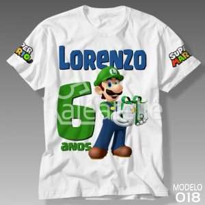 Camiseta Luigi Aniversario