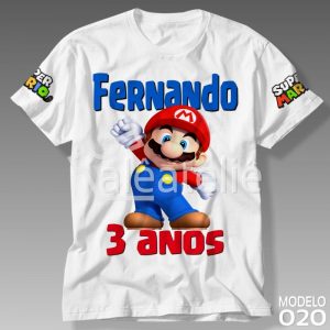 Camiseta Super Mario Bros 020
