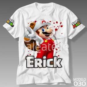 Camiseta Personalizada Mario Bros
