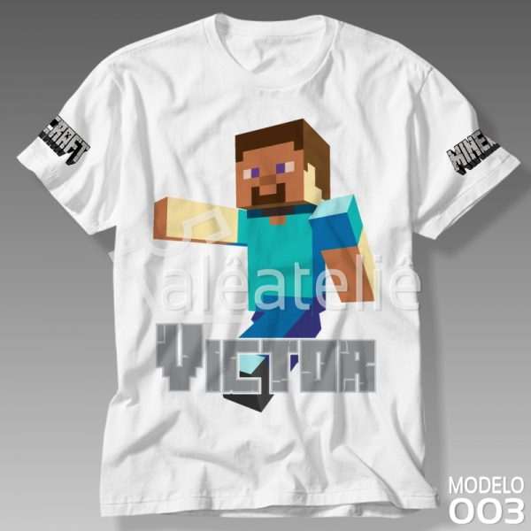 Camiseta Minecraft Steve