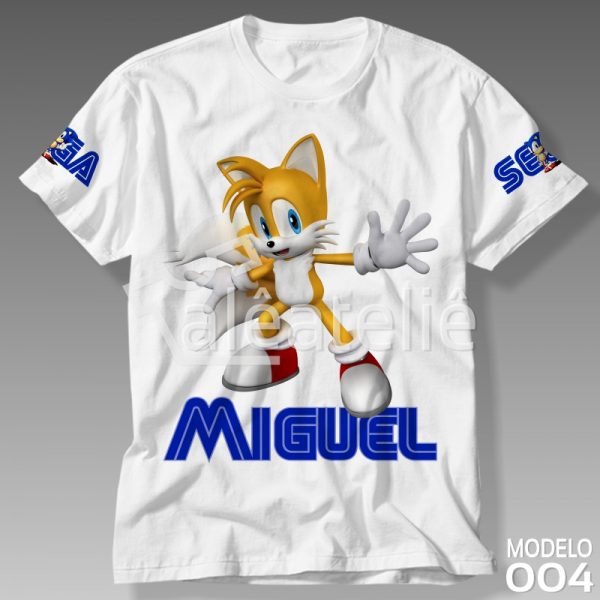 Camiseta Sonic Tails