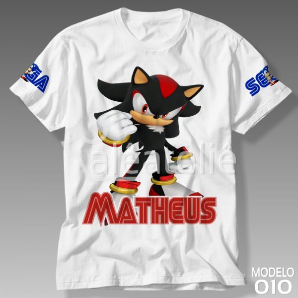 Camiseta Sonic Shadow