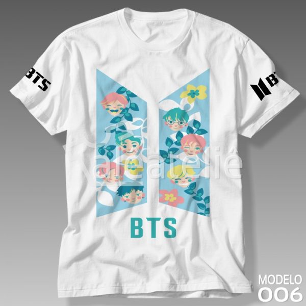 Camiseta Bts Kpop Personalizada