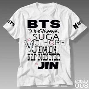 Camiseta Bts Kpop 008