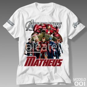 Camiseta Vingadores 001