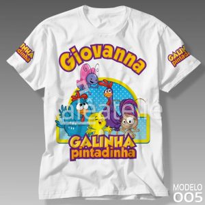 Camiseta Galinha Pintadinha 005