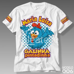 Camiseta Galinha Pintadinha 006