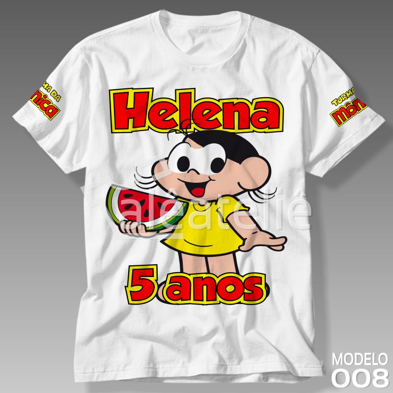 Camiseta Infantil Magali Festa Junina