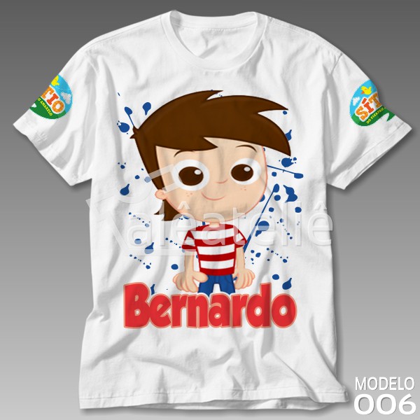 CAMISETA INFANTIL SITIO DO PICA PAU AMARELO