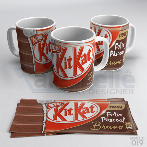 Caneca Personalizada Chocolate Kit Kat - Caneca Personalizada para Todas as  Ocasiões!