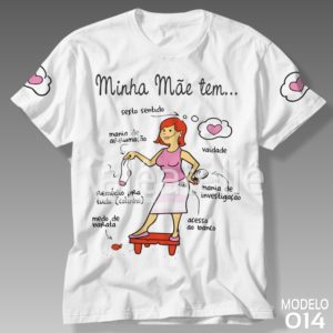 Camiseta Personalizada Dia das Mães