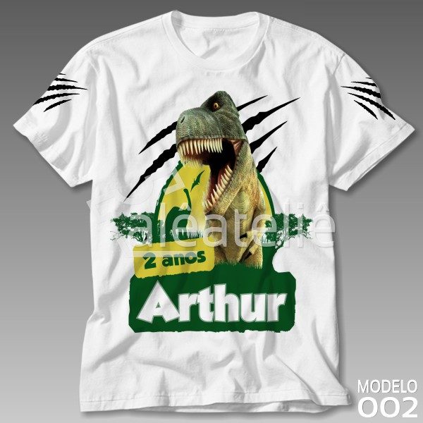 Camiseta Personalizada Dinossauro