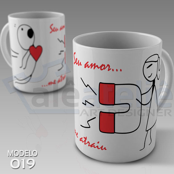 Caneca Casal Divertida Feliz Bastante Tempo de Muita Coisa