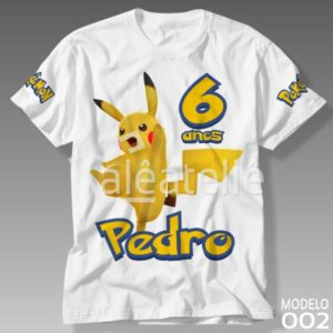 Camiseta Pokemon Pikachu