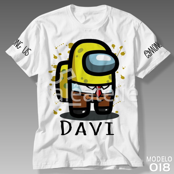 Camiseta bob esponja personalizada