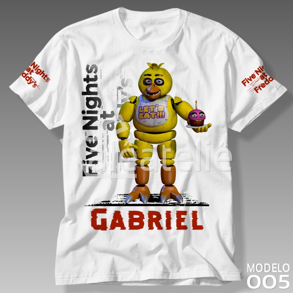Camiseta Five Nights at Freddy Chica