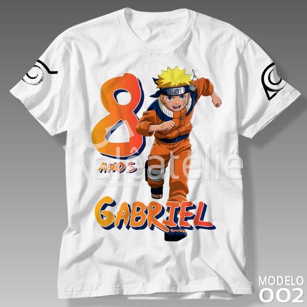 Camiseta Naruto Festa Infantil