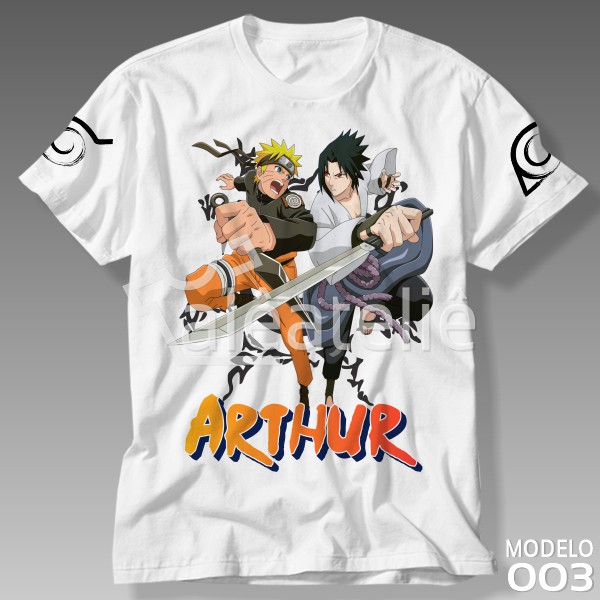 CAMISETA NARUTO - SAKURA - NARUTO - SASUKE