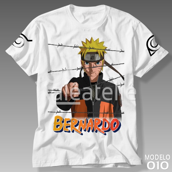 Camiseta Naruto Prisão Sanguínea