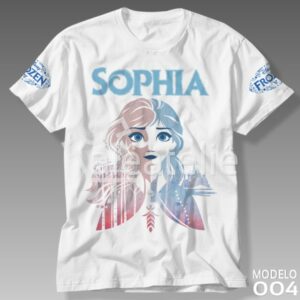Camiseta Frozen Anna Elsa