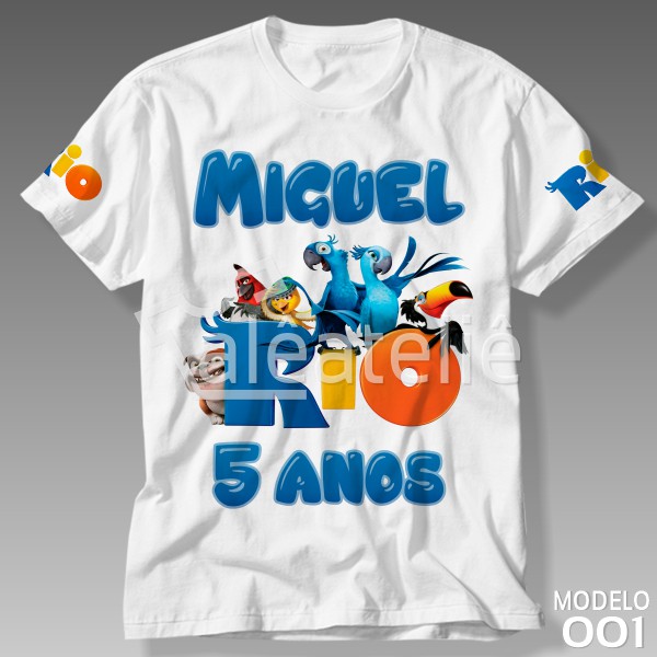 Camiseta Rainbow Friends Blue Azul Personalizada