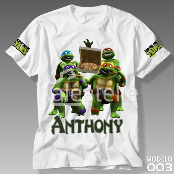 Camiseta Tartarugas Ninja Donatello Face - Regata