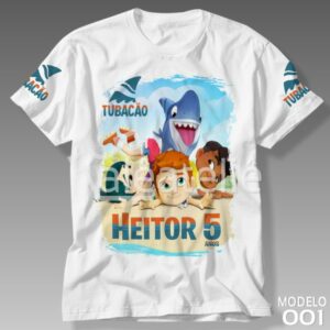 Camiseta Tubacão Festa Infantil Personalizada