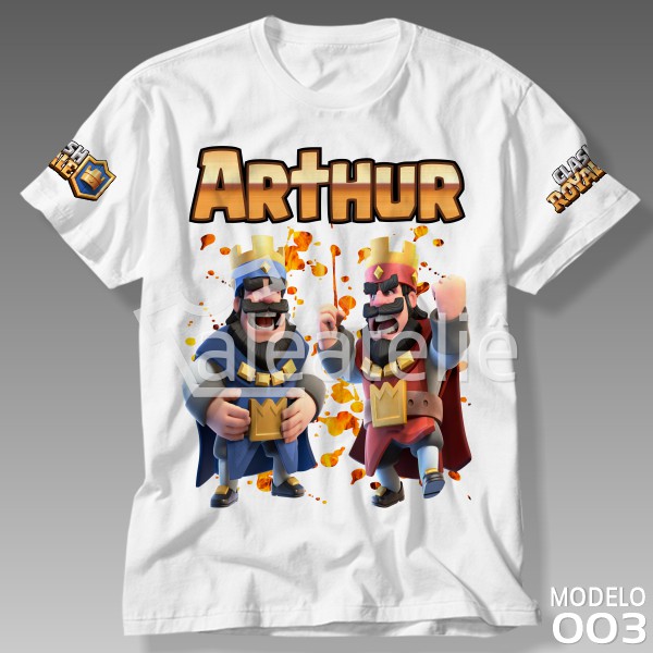 CAMISETA CLASH ROYALE T SHIRT UNISSEX Ale Art Designer