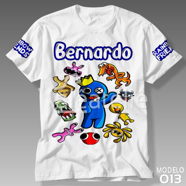 Camiseta Roblox Infantil Logo Camisa Juvenil Jogo Game Festa