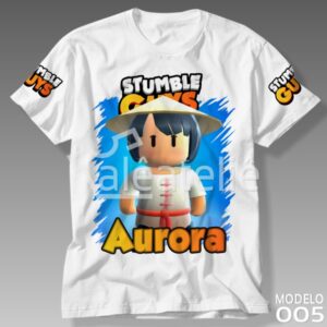 Camiseta Stumble Guys Menina Jin