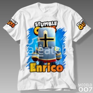 Camiseta Stumble Guys Cavaleiro Crusader