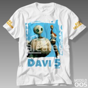 Camiseta Robo Selvagem Aniversario