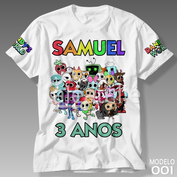 Camiseta Dandys World Festa Infantil