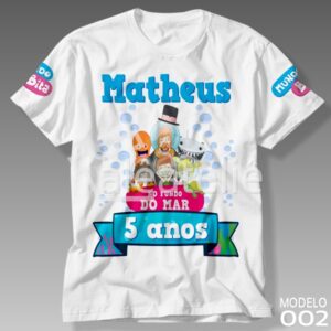 Camiseta Mundo Bita Fundo do Mar