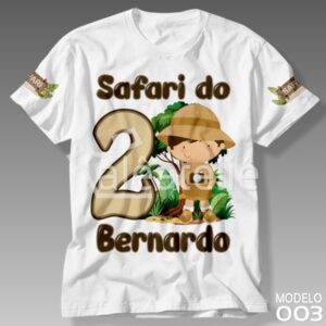 Camiseta Safari Festa Menino