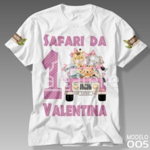 Camiseta Safari Rosa