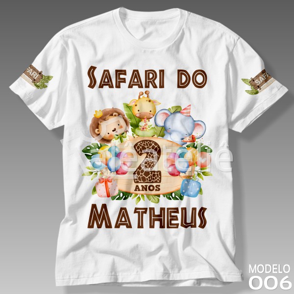 Camiseta Safari Infantil