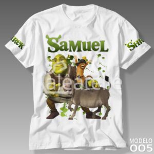 Camiseta Shrek Camisa Personalizada