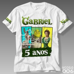 Camiseta Shrek Festa Personalizada