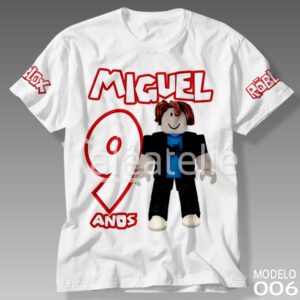 Camiseta Roblox Festa Bacon Hair