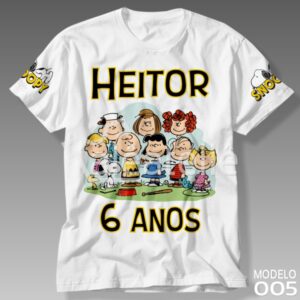 Camiseta Snoopy Aniversário