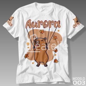 Camiseta Capivara Personalizada