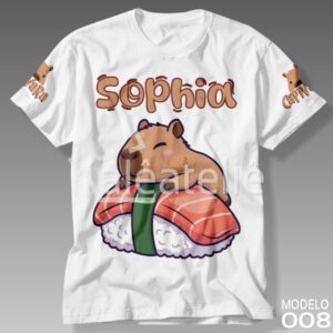 Camiseta Capivara Fofa Tshirt