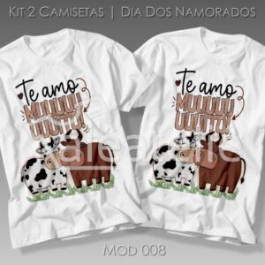 Kit Camiseta Dia dos Namorados Crush Meme